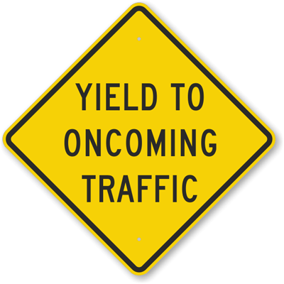 Yield sign